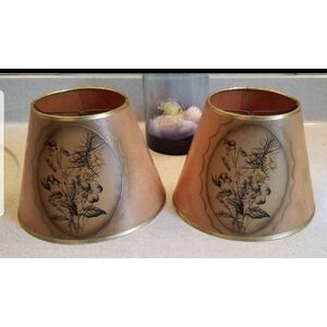 2 Vintage Lampshades